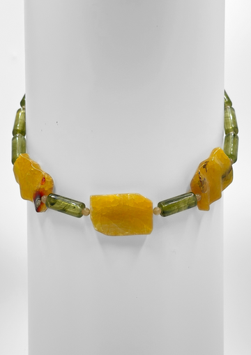 Collar Satori Amarillo y Verde