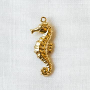 Charm Caballito de Mar Dorado