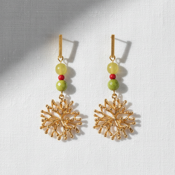Pendientes Corales de Taormina (Oro 18k)
