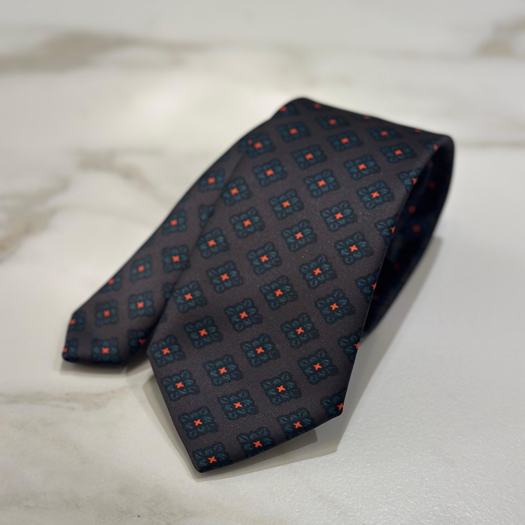 Corbata Midnight Geometry