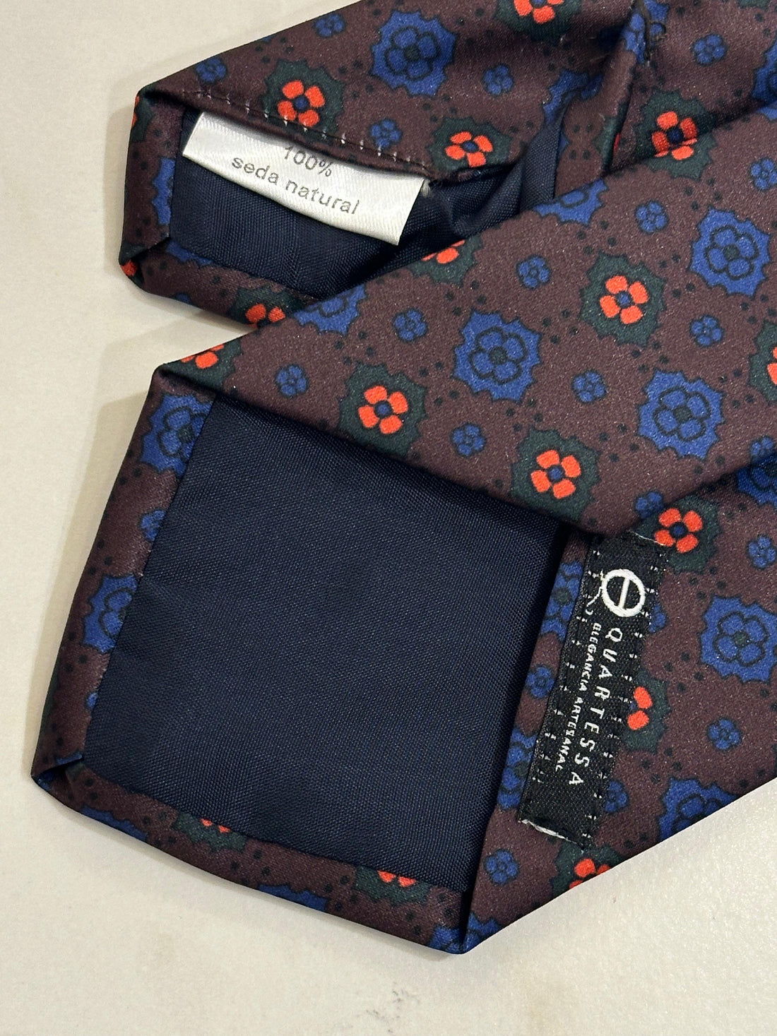 Corbata Navy Bloom