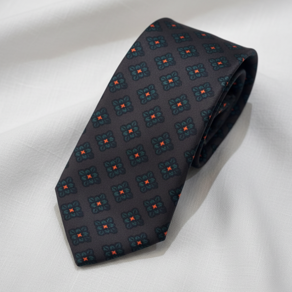 Corbata Midnight Geometry